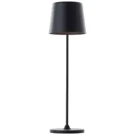 Brilliant Tafellamp Kaami Metaal Kunststof Mat Zwart 2W 310lm - 830 Warm Wit | 370mm - IP44 - Buitenverlichting - Dimbaar bij Lampdirect