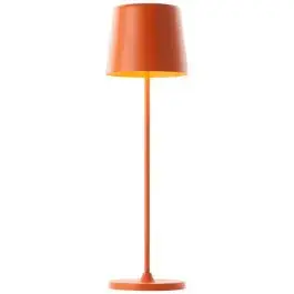 Brilliant Tafellamp Kaami Metaal Kunststof Oranje 2W 310lm - 830 Warm Wit | 370mm - IP44 - Buitenverlichting - Dimbaar bij Lampdirect