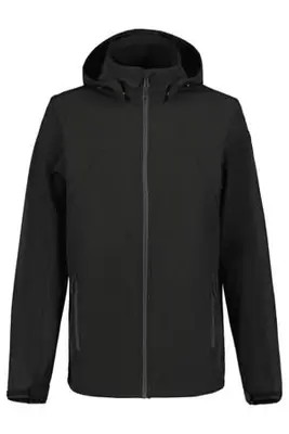 Brimfield softshell jas - zwart bij Wehkamp