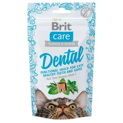 Brit Care dental kattensnack 3 x 50 g bij Zooplus