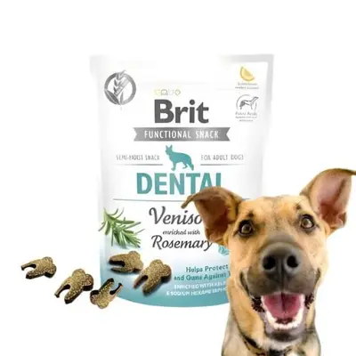Brit care functional snack Dental Venison 150 g bij Chewies Dierenwinkel