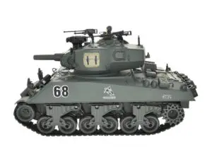 Brother RC Tank 1/18 USA M4A3 Sherman Groen bij Toemen Modelsport
