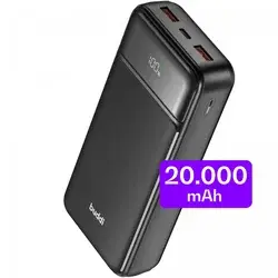 Buddi Boost 20.000 mAh Powerbank Reisformaat Met Display Zwart 22.5W bij GSMpunt