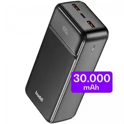 Buddi Boost 30.000 mAh Powerbank Reisformaat Met Display Zwart 22.5W bij GSMpunt