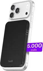 Buddi Connect Pro 5.000 mAh Magnetische MagSafe Qi2 Powerbank 15W Zwart bij GSMpunt
