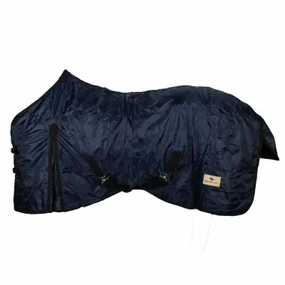 Budget Rider fleece gevoerde staldeken donkerblauw maat:185 bij Paardensportwebshop