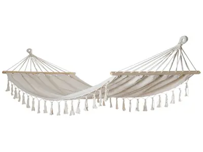 Buitenkado Tweepersoons 420 cm hangmat – Cream white bij Obelink