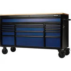 BUNKER® Gereedschapswagen/werkbank Blauw 155x97x58cm bij Toolstation Nederland