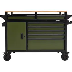 BUNKER® Gereedschapswagen/werkbank Groen 122x101x80cm bij Toolstation Nederland