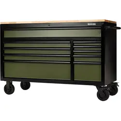 BUNKER® Gereedschapswagen/werkbank Groen 142x97x62cm bij Toolstation Nederland