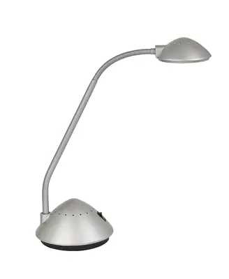 Bureaulamp MAUL Arc LED zilver bij KantoorArtikelen.nl