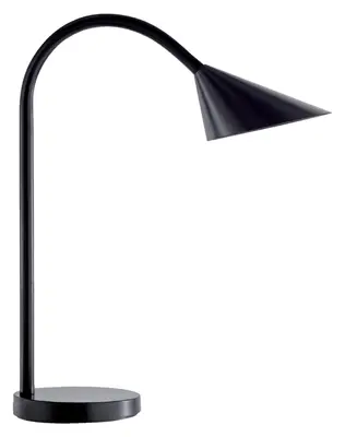 Bureaulamp Unilux Sol led zwart bij KantoorArtikelen.nl