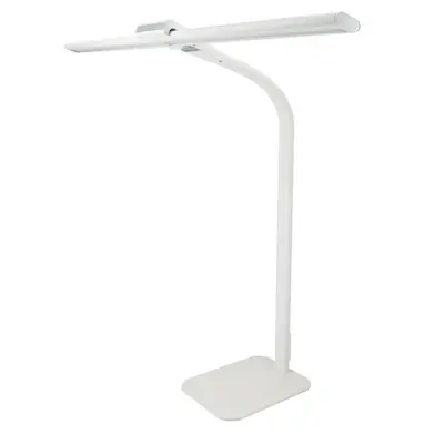 Bureaulamp Unilux Strata base led wit bij KantoorArtikelen.nl