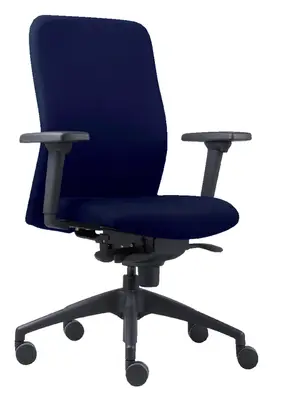 Bureaustoel Euroseats Vigo blauw bij KantoorArtikelen.nl
