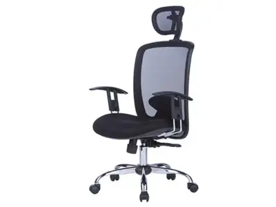 Bureaustoel Samos zwart bij DiscountOffice.nl