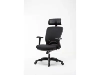 Bureaustoel Zakynthos zwart bij DiscountOffice.nl