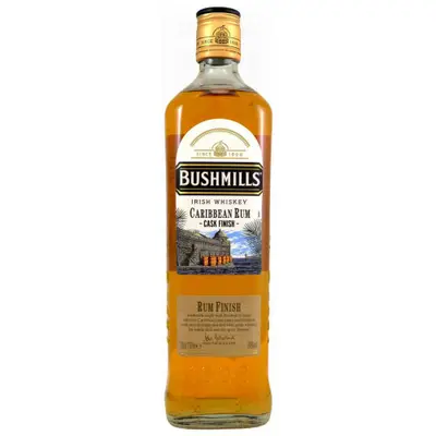Bushmills - Caribbean Rum Cask Finish 70cl bij Whisky.nl