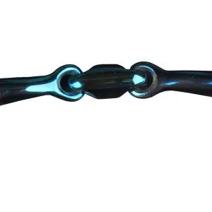 BUSTRENS DUBBEL GEBROKEN SWEET IRON 14 MM MASSIEF bij Wind Ruitersport