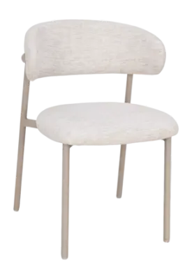 by fonQ Bibb Eetkamerstoel Eiken/ Ivory bij fonQ