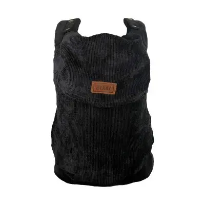 ByKay Click Carrier Classic Draagzak - Rib - Smoky Black bij Baby-Dump