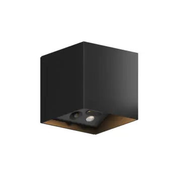 Calex buitenlamp up+down rechargeable zwart bij Straluma