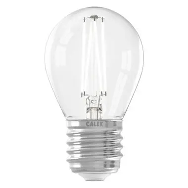 Calex LED kogellamp - helder - E27 - 4.5W - 470LM - dimbaar bij Leen Bakker