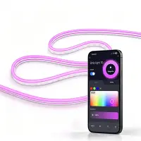 Calex Slimme ledstrip Neon 10 meter set | WiFi | IP44 | 24W bij 123led