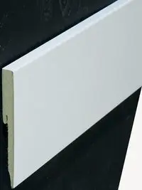 CanDo muurplint MDF plintfolie wit 240x12x1,2cm bij Hubo