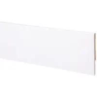 CanDo muurplint MDF plintfolie wit 240x14x1,2cm bij Hubo