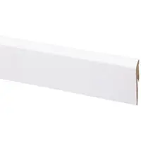 CanDo muurplint MDF plintfolie wit 240x5,6x1cm bij Hubo