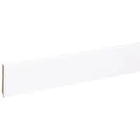 CanDo muurplint MDF plintfolie wit 240x6,8x0,9cm bij Hubo