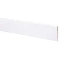 CanDo muurplint MDF plintfolie wit 240x8x0,9cm bij Hubo