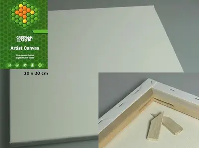 Canvasdoek 20 x 20 cm - 1,7cm dik bij HobbyVision