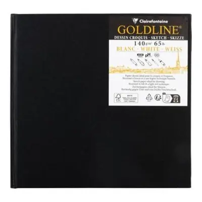 Carnet Goldline Vierkant Schetsboek 140 grams bij Art en Hobby