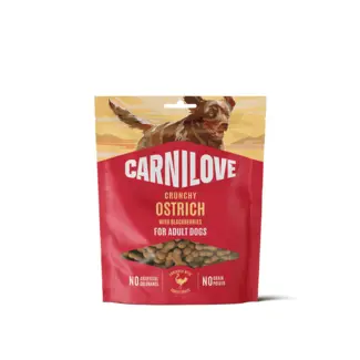 Carnilove Dog Crunchy Snack Ostrich & Blackberries 200g bij VoerOnline