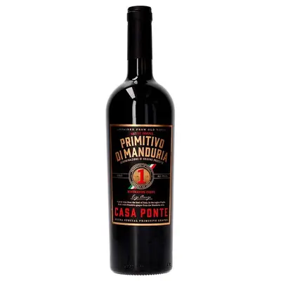 Casa Ponte Primitivo Di Manduria 75 cl bij Dirck3 (Dirck III)