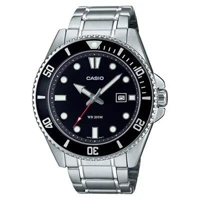 Casio duikhorloge MDV-107D-1A1VDF - roterende bezel bij Kish