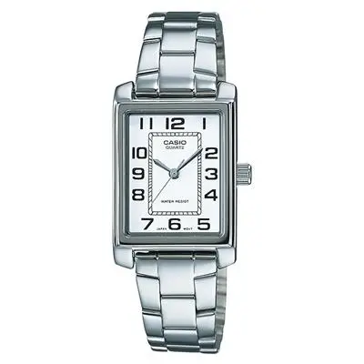 Casio LTP-1234PD-7BEG - Rechthoekig dameshorloge bij Kish