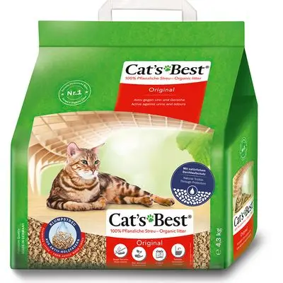 Cat's Best Öko Plus / Originele Kattenbakvulling - 10 l (ca. 4,5 kg) bij Bitiba