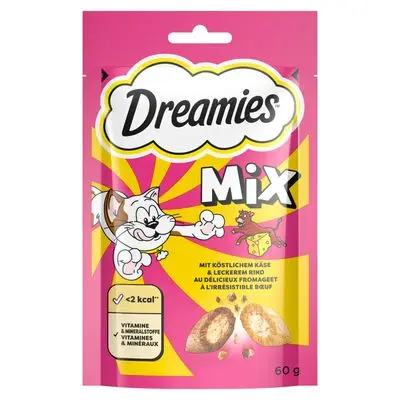 Catisfactions Mix Kattensnack 60 g Kaas en Rundvlees (60 g) bij Zooplus