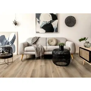 Cavalio 7227 Prime Oak Rigid Click PVC vloer - 5/0.30 x 177.3 x 1212.4mm - 2.15m2 - met geïntegreerde ondervloer bij Kwaliteitparket