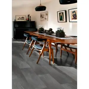 Cavalio 7236 Bay Slate Rigid Click PVC Vloertegels - 5/0.30 x 304.8 x 609.6mm - 2.22m2 - met geïntegreerde ondervloer bij Kwaliteitparket