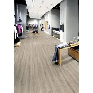 Cavalio 9218 Grey Century Oak Rigid Click PVC vloer - 5.5/0.55 x 177.3 x 1212.4mm - 2.15m2 - met geïntegreerde ondervloer bij Kwaliteitparket