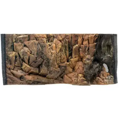 CeramicNature Standard 3D aquarium achterwand rotsstructuur bij Junai