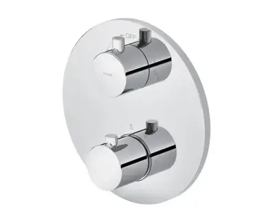 Cersanit Zen - Inbouw thermostaatkraan voor 2 functies, met inbouwdeel, chroom S951-564 bij Sanitino