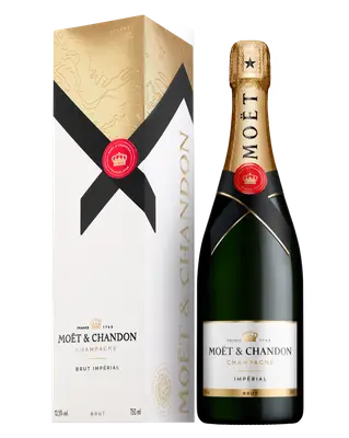 Champagne Moet & Chandon Brut Imperial in Giftbox bij Grandcruwijnen