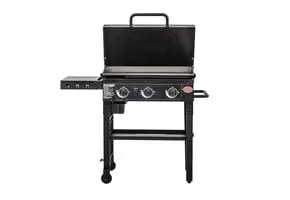 Char-Griller Flat Iron 3B 3-pits Plancha gasbarbecue bij BBQtime.nl
