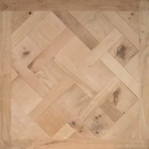 Chateau Parket Eiken Versailles Houten vloer Multiplank Verouderd, Geborsteld, Zaagsneden Onbehandeld bij Kwaliteitparket