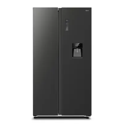 CHIQ CSS530NGDE - 525 L - No Frost - 4 L Waterdispenser - Digitaal LED Display - Amerikaanse koelkast - Vrijstaand - Breedte 915 mm - Hoogte 1765 mm - 333 l bij MediaMarkt
