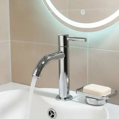 Chroom Fonteinkraan bij Badkranenwinkel